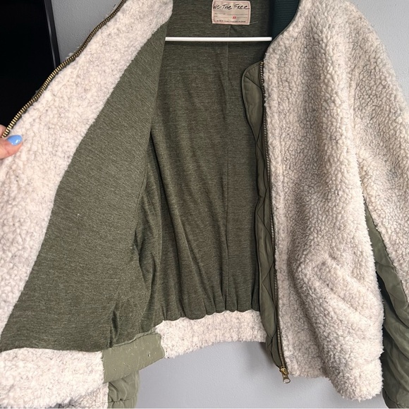 Free People We The Free Rivington Sherpa Jacket XS - Picture 7 of 9